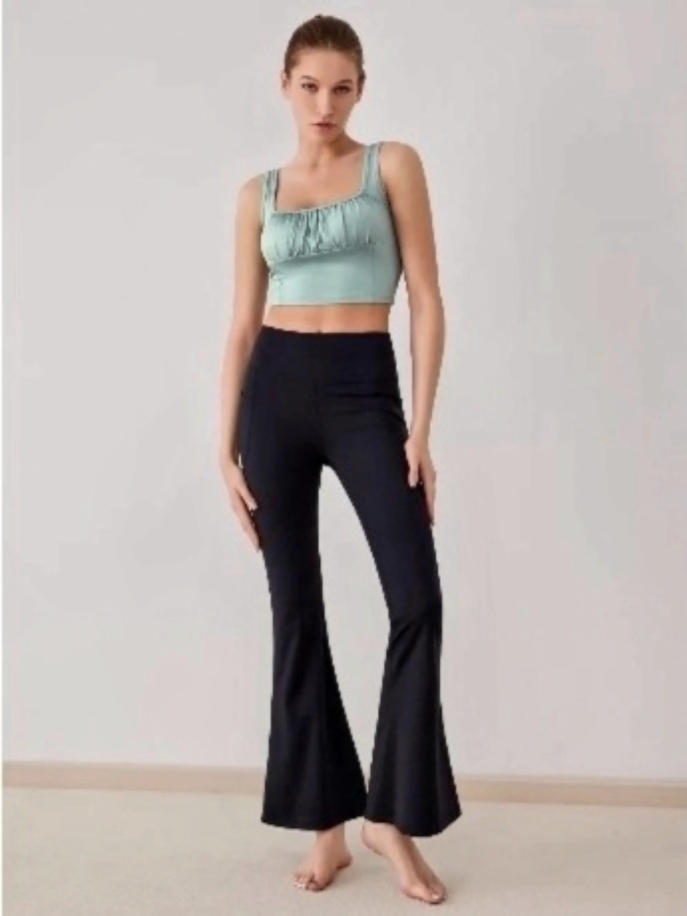 Cider | Ruched Crop Top - Picture 2 of 11